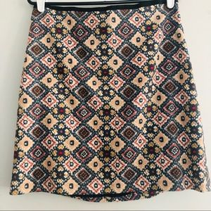 Loft multicolored skirt